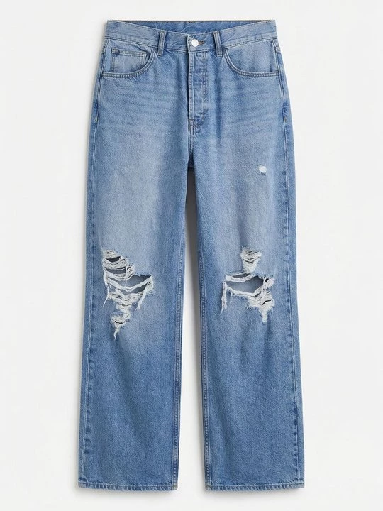 Obrázek produktu Džíny Straight Fit Topshop modrý denim
