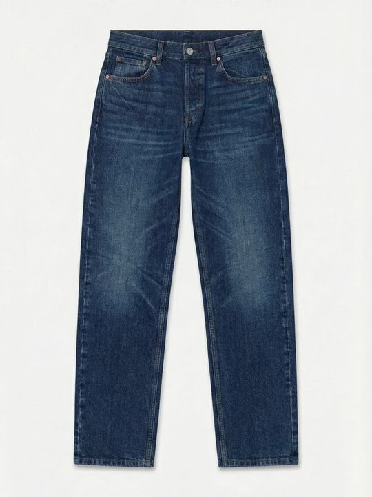 Obrázek produktu Džíny Straight Fit Topshop tmavomodrý denim