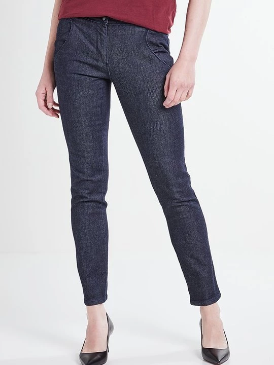 Obrázek produktu Džíny Straight Fit Trussardi tmavě modrá