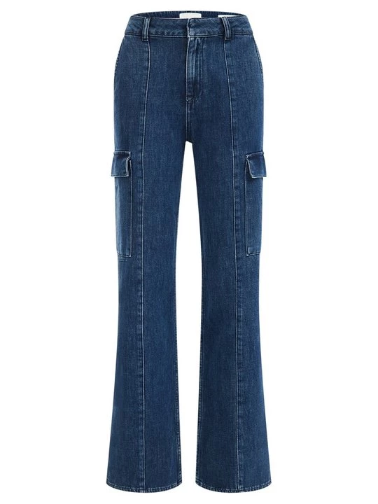 Obrázek produktu Džíny Straight Fit WE Fashion tmavě modrá