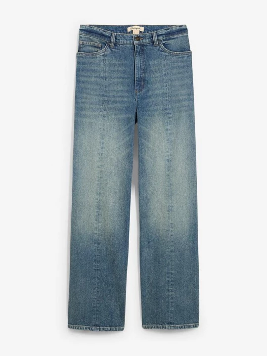 Obrázek produktu Džíny Straight Loose, High Waist, Low Stretch BonPrix