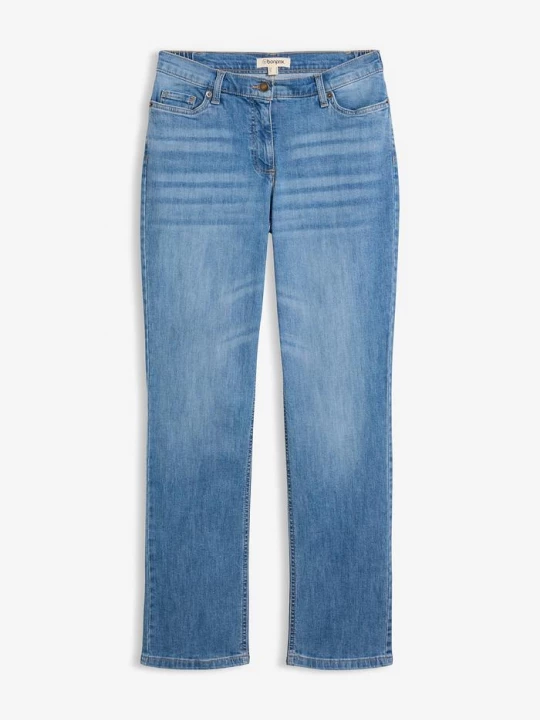 Obrázek produktu Džíny Straight, Mid Waist, pohodlný pas BonPrix