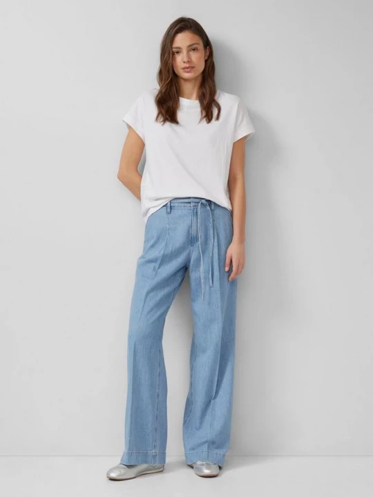 Obrázek produktu Džíny Suri / Regular Fit / High Rise / Wide Leg / Elastický pas s.Oliver modrá