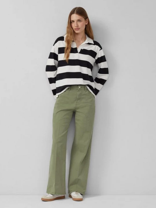 Obrázek produktu Džíny Suri / Regular Fit / High Rise / Wide Leg s.Oliver olivová