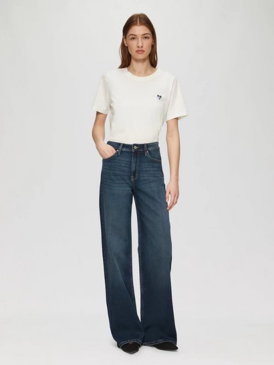 Obrázek produktu Džíny Suri / Regular Fit / High Rise / Wide Leg / teplákový denim s.Oliver modrá
