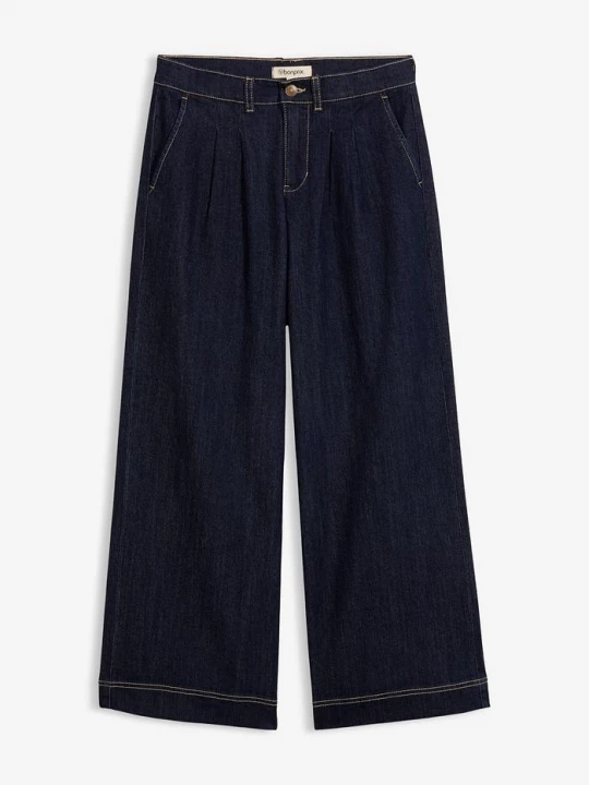 Obrázek produktu Džíny Wide Leg, High Waist, s pohodlným pasem BonPrix
