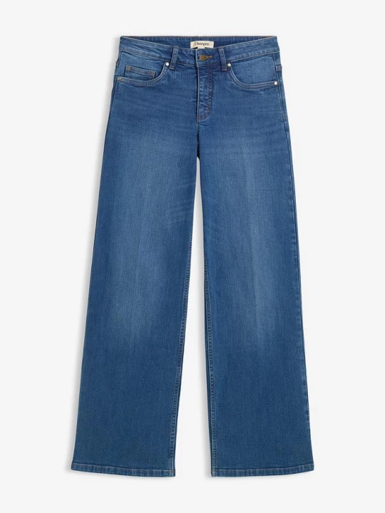 Obrázek produktu Džíny Wide Leg, Mid Waist, organická bavlna BonPrix