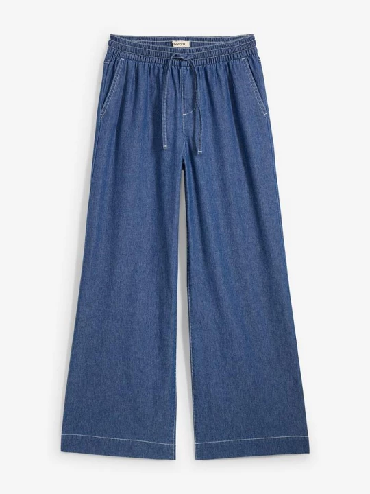 Obrázek produktu Džíny Wide Leg, Mid Waist, pohodlný pas BonPrix