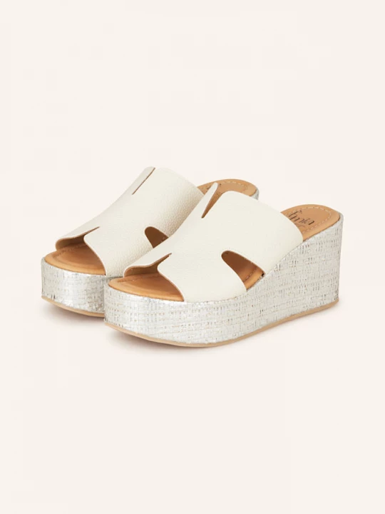 Obrázek produktu È Mia Wedges Na Klínku krémová E Mia