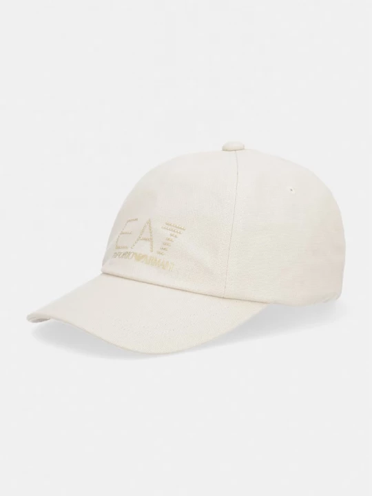 Obrázek produktu EA7 Emporio Armani Bavlněná baseballová čepice EA7 Emporio Armani béžová
