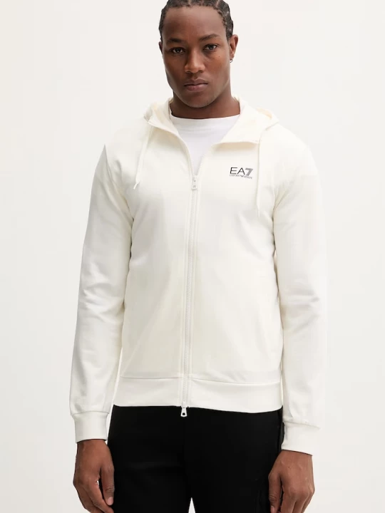 Obrázek produktu EA7 Emporio Armani Bavlněná mikina EA7 Emporio Armani béžová
