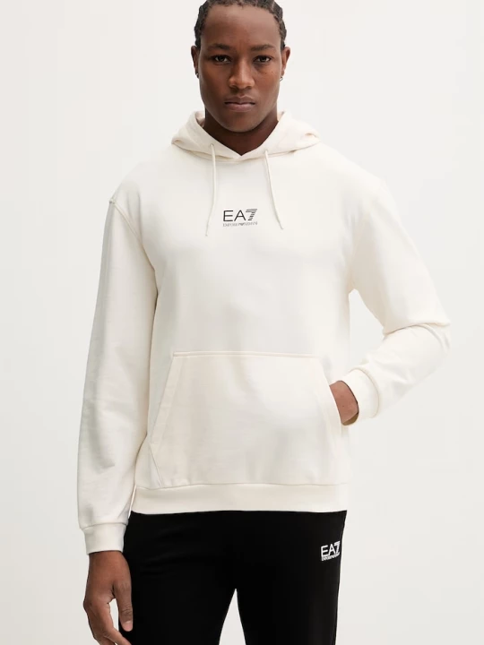 Obrázek produktu EA7 Emporio Armani Bavlněná mikina béžová