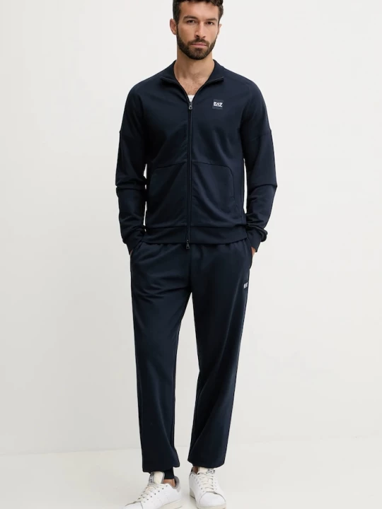 Obrázek produktu EA7 Emporio Armani Bavlněná tepláková souprava EA7 Emporio Armani námořnická modř