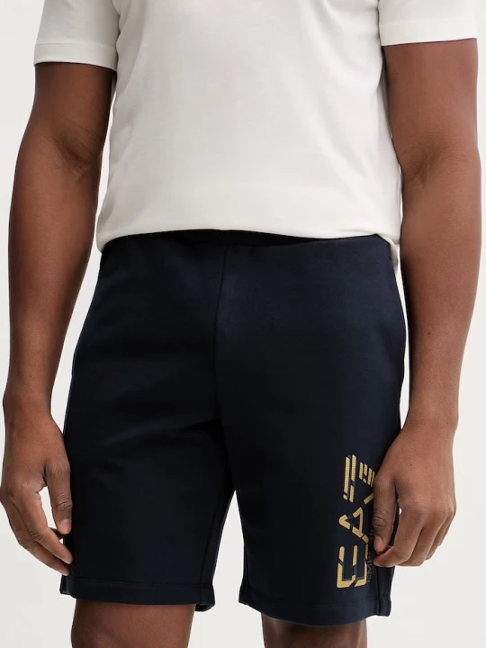 Obrázek produktu EA7 Emporio Armani Bavlněné šortky EA7 Emporio Armani námořnická modř