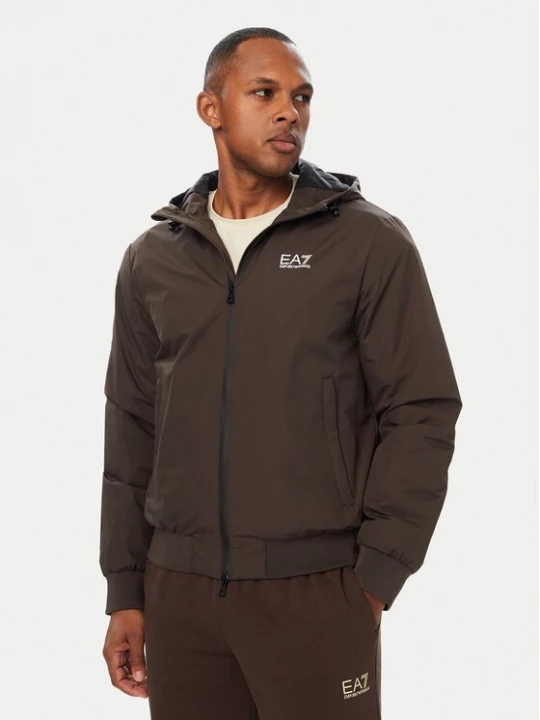 Obrázek produktu EA7 Emporio Armani Bunda pro přechodné období 8NPB21 PNFZZ U6027 Tmavě hnědá Regular Fit