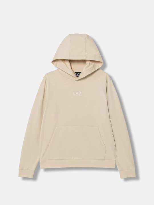 Obrázek produktu EA7 Emporio Armani Dětská bavlněná mikina EA7 Emporio Armani béžová
