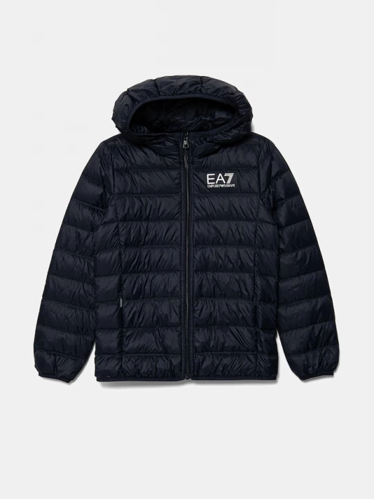 Obrázek produktu EA7 Emporio Armani Dětská péřová bunda námořnická modř