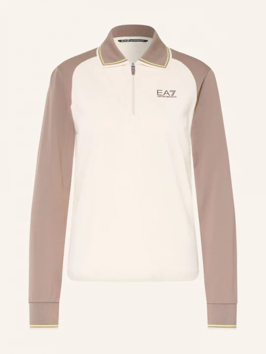 Obrázek produktu ea7 Emporio Armani Funkční Polokošile černošedá / krémová / žlutá