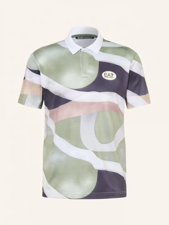 Obrázek produktu ea7 Emporio Armani Funkční Polokošile Tennis Pro olivová / světle šedá / tmavě šedá