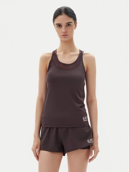 Obrázek produktu EA7 Emporio Armani Funkční tričko 7W000237 AF12509 U6278 Hnědá Regular Fit