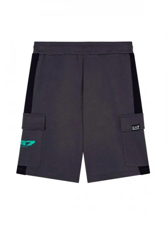 Obrázek produktu EA7 Emporio Armani Kalhoty 'EA7 EMPORIO ARMANI kids BERMUDA FELPA BERMUDA' šedá