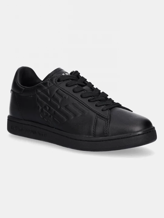 Obrázek produktu EA7 Emporio Armani - Kožené boty černá
