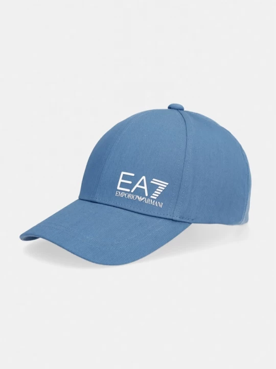 Obrázek produktu EA7 Emporio Armani kšiltovka bavlněná modrá