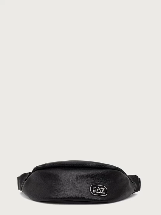Obrázek produktu EA7 Emporio Armani ledvinka z imitace kůže černá
