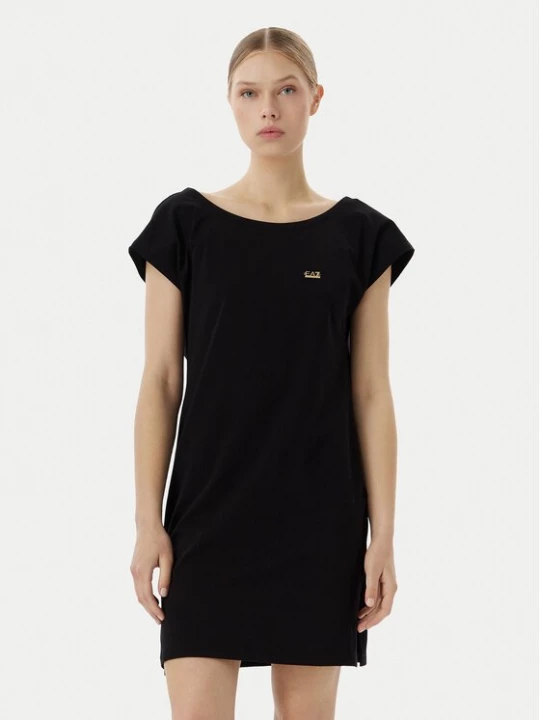 Obrázek produktu EA7 Emporio Armani Letní šaty 7W001478 AF10373 UC001 Černá Relaxed Fit