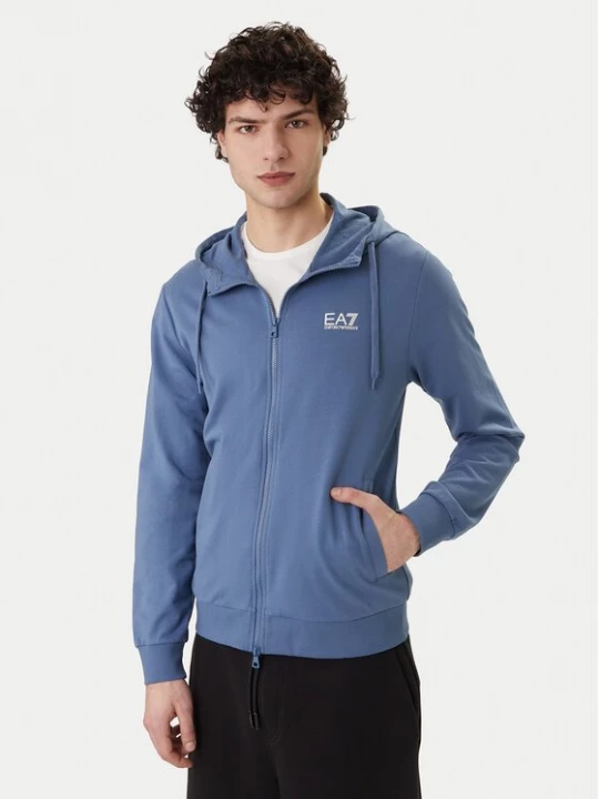 Obrázek produktu EA7 Emporio Armani Mikina 8NPM33 PJVRZ UB064 Modrá Regular Fit