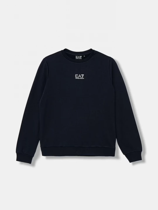Obrázek produktu EA7 Emporio Armani mikina dětská s bavlnou námořnická modř