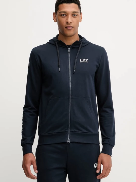 Obrázek produktu EA7 Emporio Armani mikina s kapucí pánská modrá