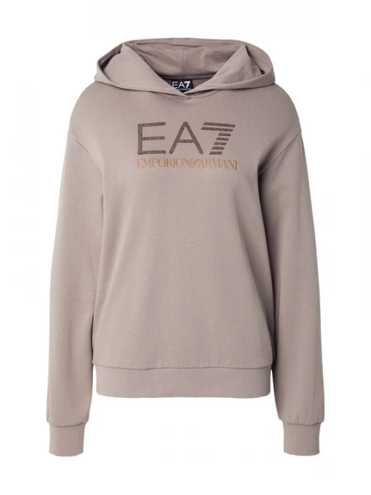 Obrázek produktu EA7 Emporio Armani Mikina šedobéžová / oranžová