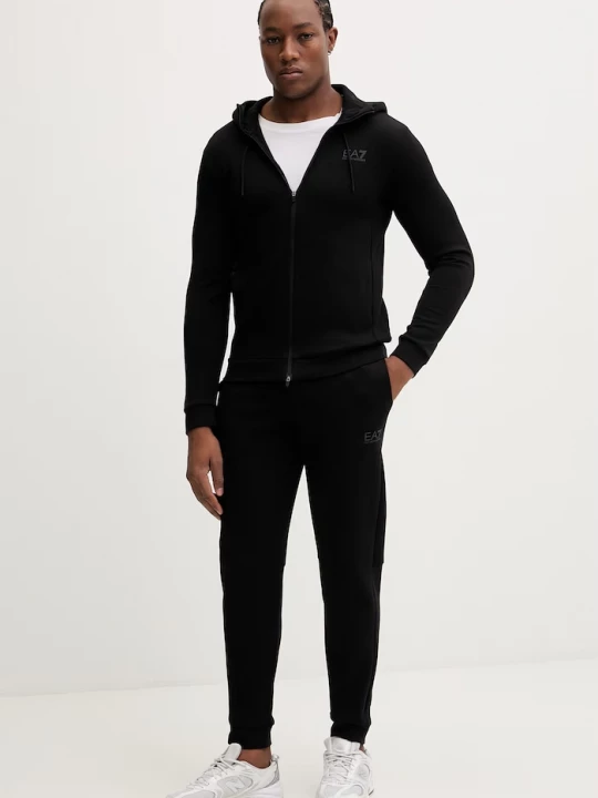 Obrázek produktu EA7 Emporio Armani pánský teplákový set s bavlnou černá