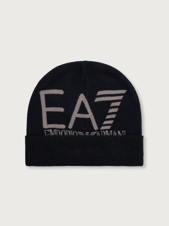 Obrázek produktu EA7 Emporio Armani pletená čepice námořnická modř