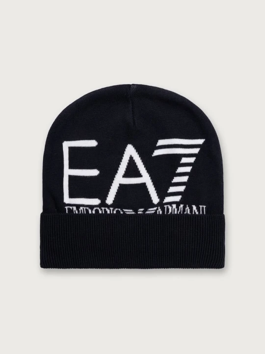 Obrázek produktu EA7 Emporio Armani pletená čepice námořnická modř