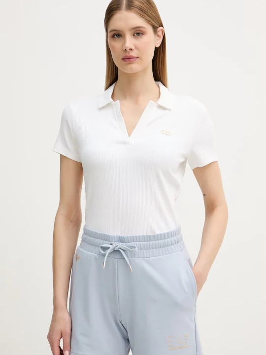 Obrázek produktu EA7 Emporio Armani polo dámské s viskózou béžová
