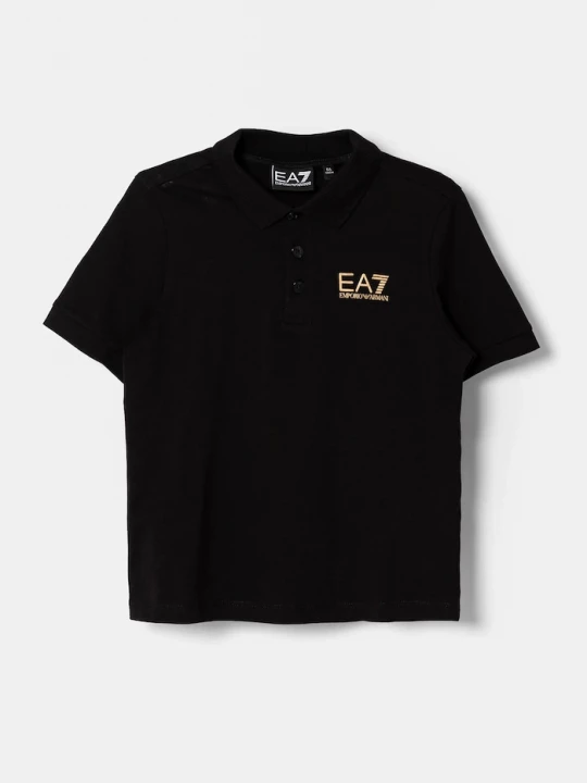 Obrázek produktu EA7 Emporio Armani polo dětské bavlněné černá