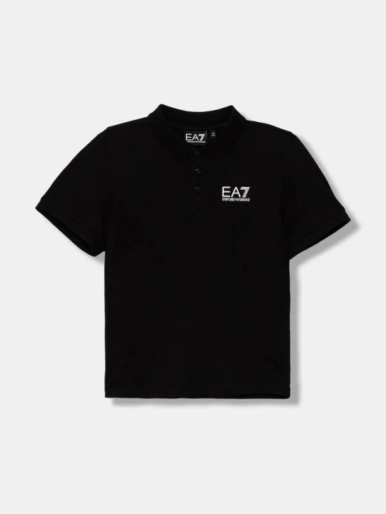 Obrázek produktu EA7 Emporio Armani polo dětské bavlněné černá