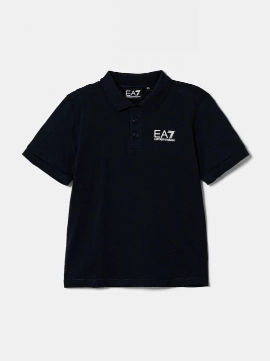 Obrázek produktu EA7 Emporio Armani polo dětské bavlněné námořnická modř