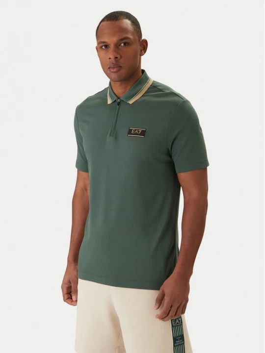 Obrázek produktu EA7 Emporio Armani Polokošile 7M001333 AF13739 Zelená Regular Fit