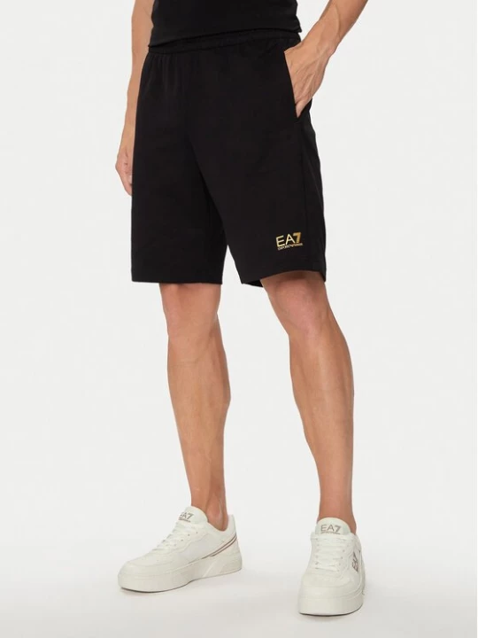 Obrázek produktu EA7 Emporio Armani Sportovní kraťasy 8NPS65 PJVRZ 0208 Černá Regular Fit