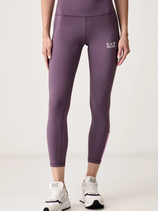 Obrázek produktu EA7 Emporio Armani sportovní legíny dámské fialová