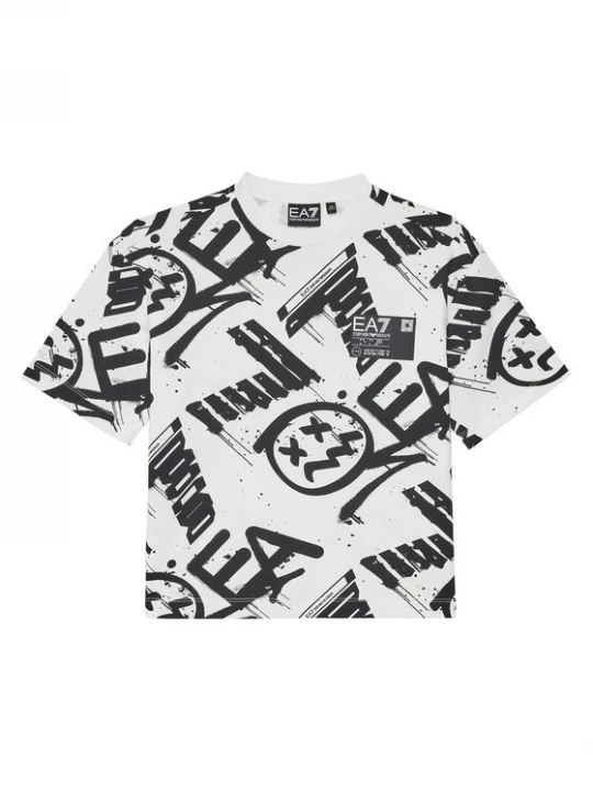 Obrázek produktu EA7 Emporio Armani T-Shirt 7B000059 AF12874 F0035 Écru Relaxed Fit