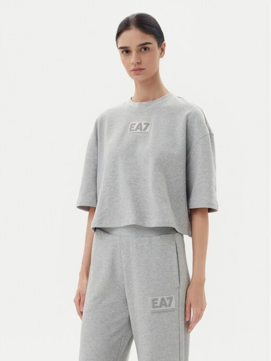Obrázek produktu EA7 Emporio Armani T-Shirt 7W000177 AF12473 O8002 Šedá Loose Fit