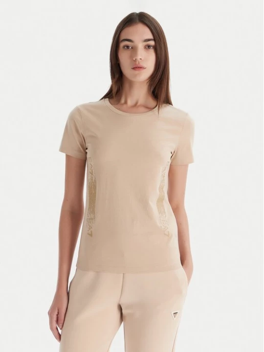 Obrázek produktu EA7 Emporio Armani T-Shirt 7W000521 AF12503 U1046 Béžová Regular Fit