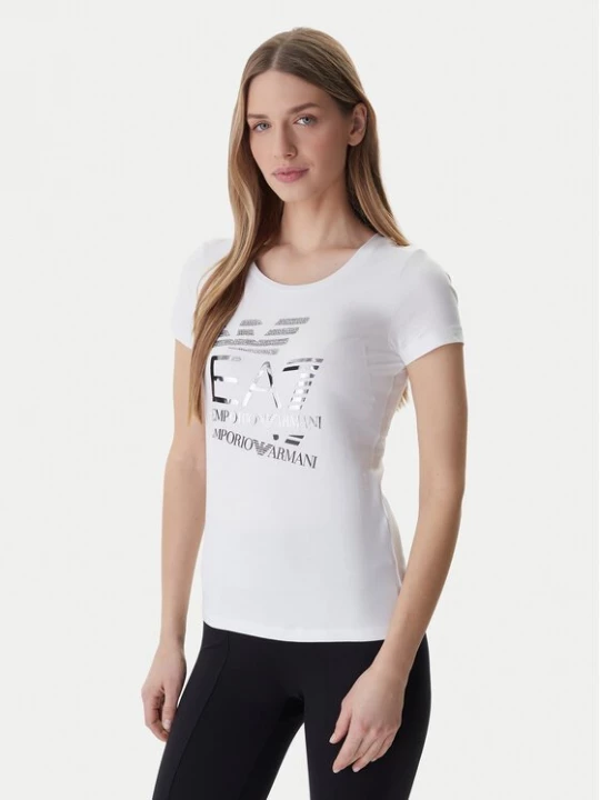Obrázek produktu EA7 Emporio Armani T-Shirt 7W000977 AF10373 Bílá Regular Fit