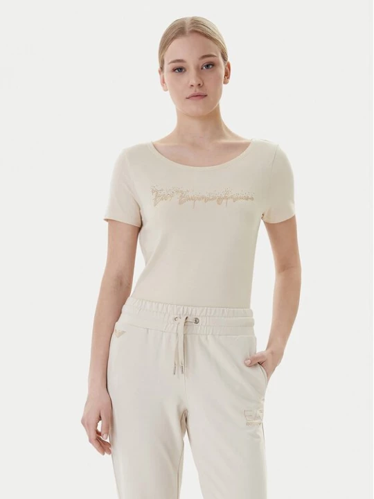 Obrázek produktu EA7 Emporio Armani T-Shirt 7W000978 AF10373 U1088 Béžová Regular Fit