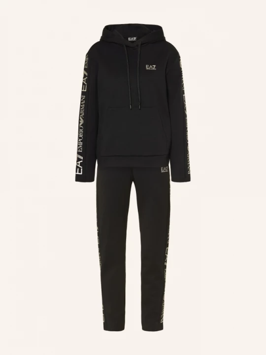 Obrázek produktu ea7 Emporio Armani Tepláková Souprava černá / stříbrná