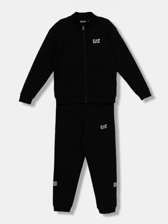Obrázek produktu EA7 Emporio Armani tepláková souprava dětská s bavlnou černá